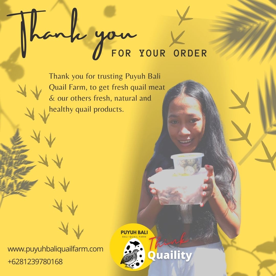 PuyuhBali's tweet photo. #puyuh #quailmeat #premium #natural #organic #puyuhbali #quailfarm #baliproduct #bali #thankyou #SupportLocal #localfarmer #farmer #balifarm #puyuhbaliquailfarm #daging #menubaru #gantimenu #KL #supportBali #eatlesseastatsty #tasty #gamey #flavour #chef https://t.co/FCVZM2ixex