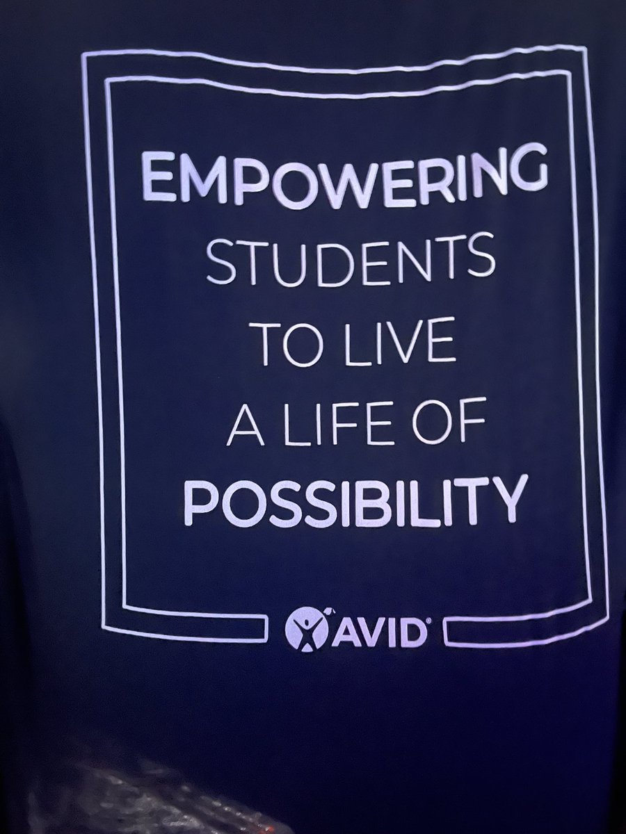 TonyaLeal's tweet photo. Super excited for the AVID 40 year celebration!!! Let’s go panthers! #AVID4Possibility #HESDPRIDE https://t.co/Q6wrWJ139T