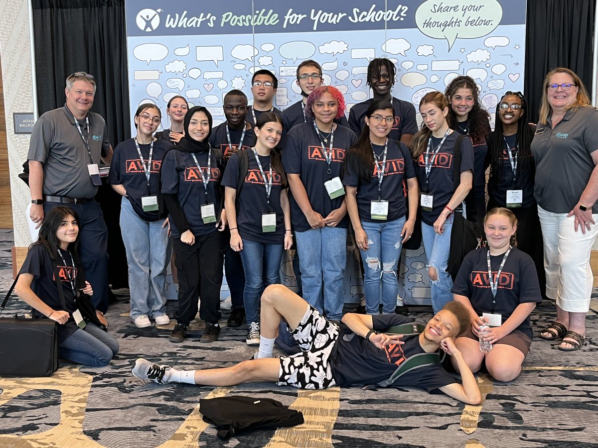 KLockwoodAVID's tweet photo. Untold possibility in every one of these amazing scholars!! #ThisIsAVID #AVID4Possibility https://t.co/5TqeaFM4et