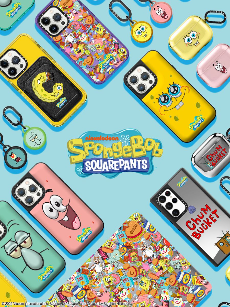 CASETiFY ケース15 Bucket Chum スポンジ・ボブ