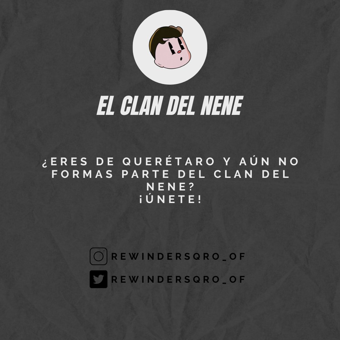 RewindersQro_Of's tweet photo. 📢| Si aún no formas parte únete, link del grupo de WhatsApp en el primer comentario. https://t.co/8N0X5ha2SX