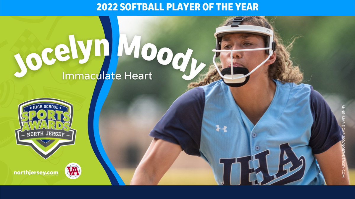 Congrats to Jocelyn Moody, winner of the Softball Player of the Year award! #NJSportsAwards