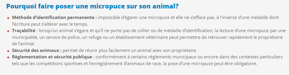 AnimexRefuge's tweet photo. Pourquoi faire micropucer son animal de compagnie ?
#micropuce #chatperdu #chienperdu https://t.co/zKCPJcNoig