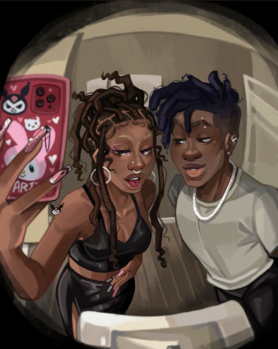 XavierILL's tweet photo. Hi friends I made this Andre and Ari piece into a print if anyone wants one :)) https://t.co/YxLIe9kW7S https://t.co/UVPIjsCEwT