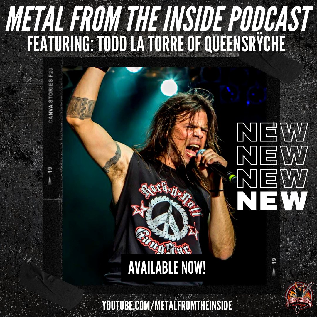 My recent conversation with my friend <a href="/ToddLaTorre/">Todd La Torre</a> is out now! We talk <a href="/queensryche/">Queensrÿche</a>'s recent run with <a href="/judaspriest/">Judas Priest</a>, Todd's solo record 'Rejoice In The Suffering' released last year, the lack of a unique sound in modern-day metal, and more.

WATCH: bit.ly/3Nn04Wk
