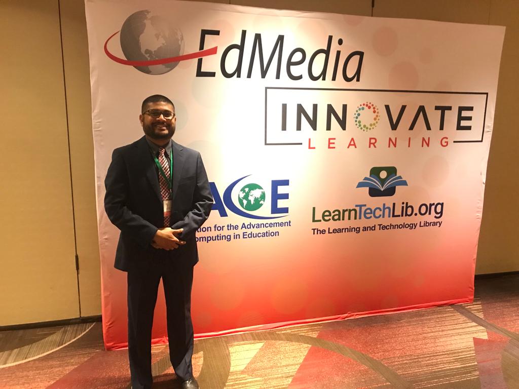imtiajul_alam's tweet photo. Attended EdMedia + Innovate Learning conference in #NYC last week and had a great time.
Being awarded the "Outstanding Student Paper Award" made the experience even more special!
#augmentedreality #MixedReality #technology #learning #hci #edil22 #iowastate #edtech https://t.co/ZkkxbtvnQV