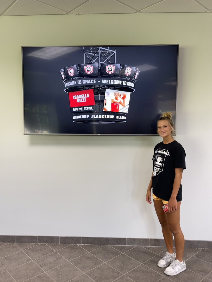 Blessed to receive an offer from Grace College! Thank you <a href="/coach12davis/">Dan Davis</a> for the awesome visit!!! <a href="/gracecollegewbb/">Grace Women’s Basketball</a>