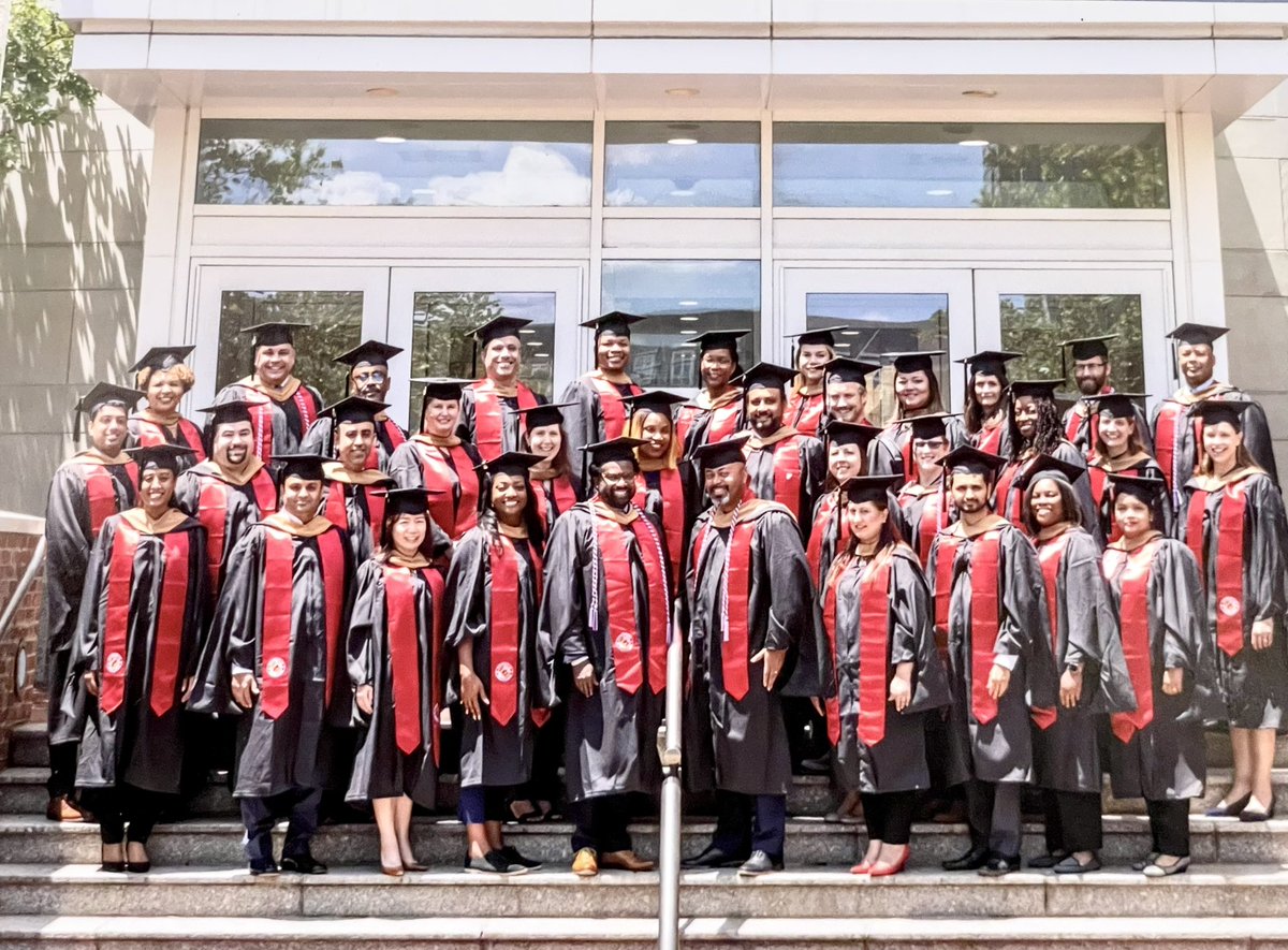 SDusonMD's tweet photo. Today, I graduated from the Executive MBA program @SmithSchool!! We did it cohort #21! Thank you to the amazing faculty and staff for cultivating such an enriching learning environment.  Thank you to my awesome family for your unrelenting support! #SmithGrad
#EMBA https://t.co/SE9jTrf33w