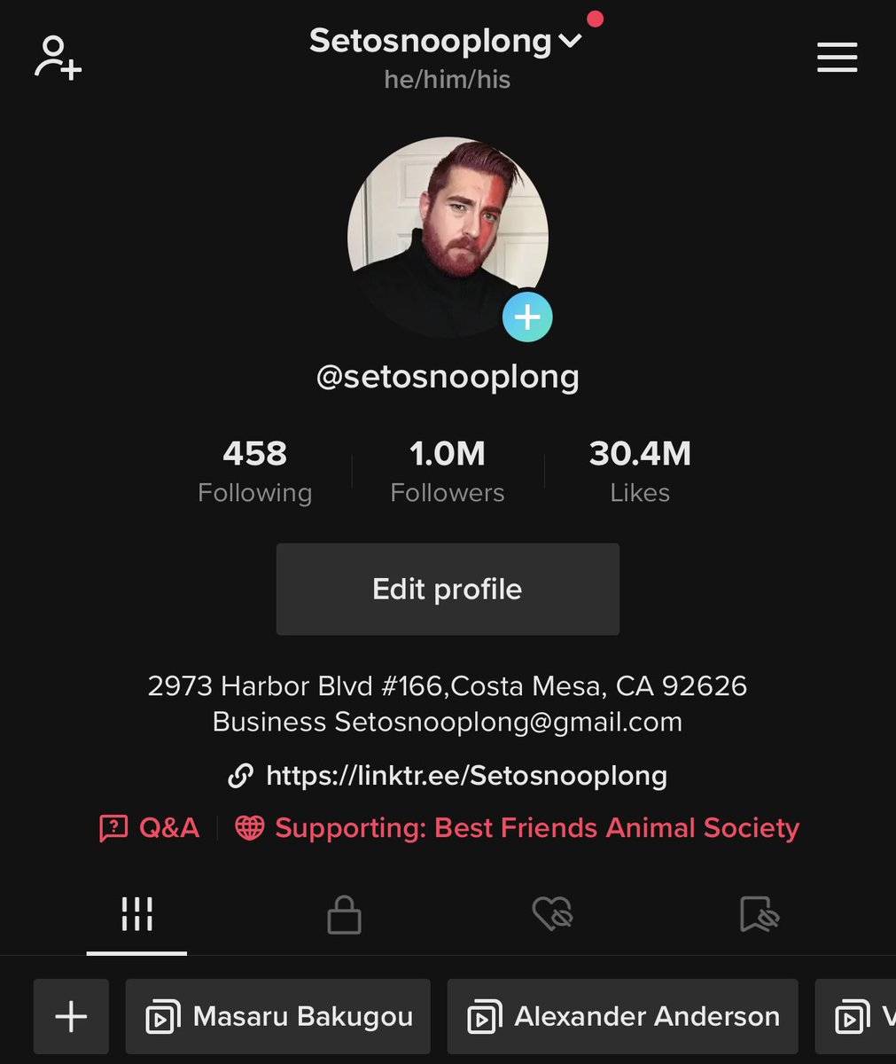 SetoSnoopLong's tweet image. Just hit 1 million on TikTok. What a crazy two years it has been. Thank you everyone who has stayed to watch the cringe I post everyday. Expect much more 💜