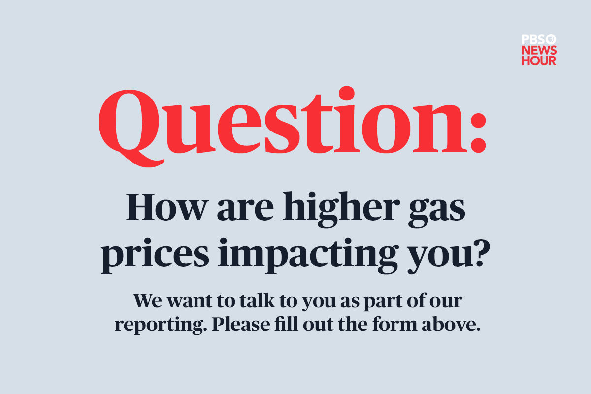 How are higher gas prices impacting you? We want to hear from you for an upcoming story. Please fill out our questionnaire. bit.ly/3QTFtfa