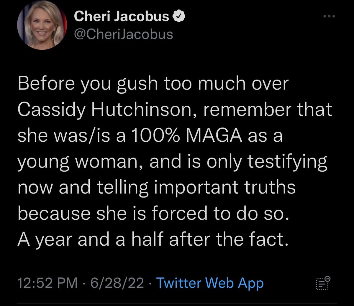 FPWellman's tweet photo. Cheri is always on brand. https://t.co/e3J6nbp0pj