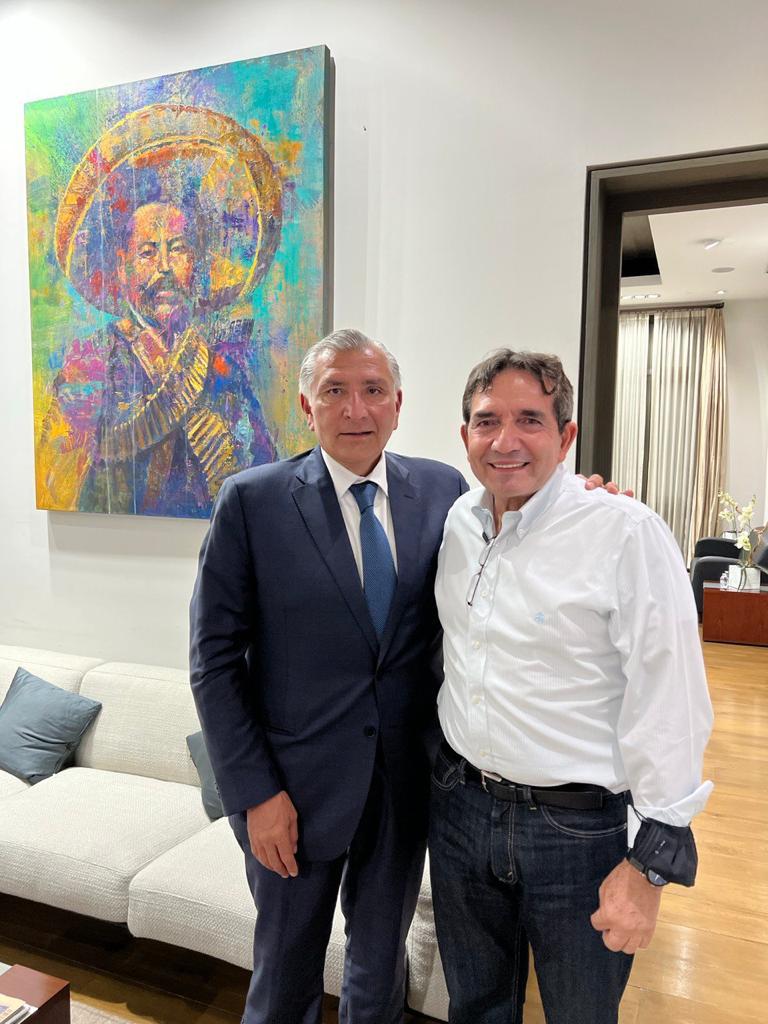 El secretario de #Gobernación, <a href="/adan_augusto/">Adán Augusto López H</a>, se reunió con el maestro en ciencias Héctor Melesio Cuén Ojeda (<a href="/melesiocuen/">Héctor Melesio Cuén</a>). 
#OrgullosamenteSinaloense