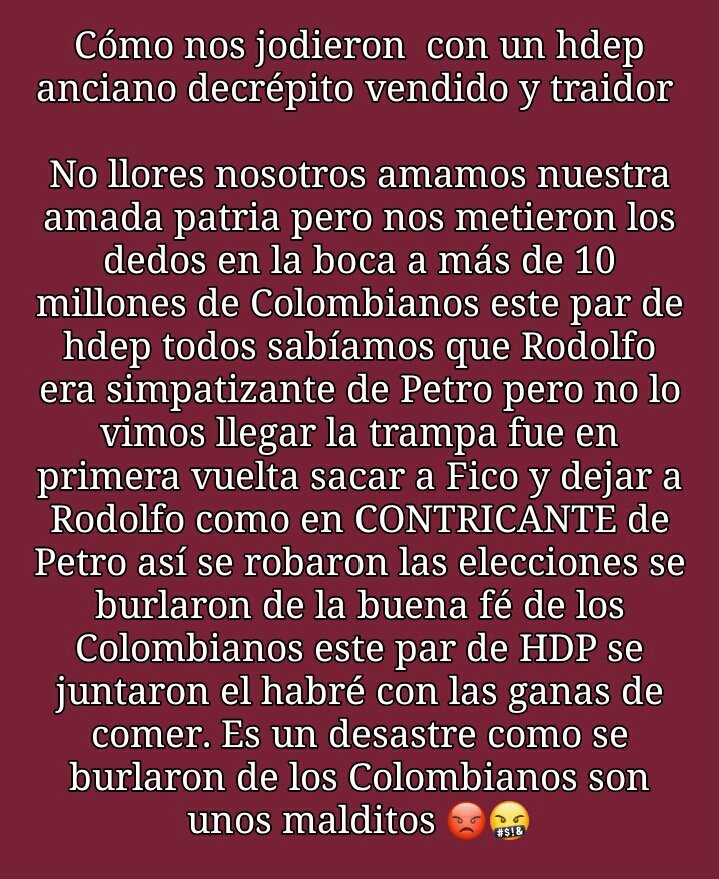 mayrateresaverg's tweet photo. @Diego_Molano https://t.co/tulsheTBGi