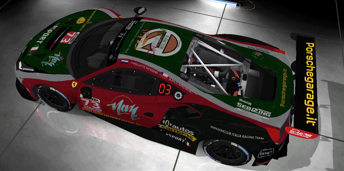 RFACTORENDURAN1's tweet photo. #EnduSimClubItalia is honoured to reveal our
main Team car in #SRW4HofSEBRING event
#73 #Ferrari488Evo #GTLM
The Crew?
🇳🇱 Mennink @cmennink38
🇨🇱 D'Apremont
of course..
Go Team 🔥
#rFactor1
@Luciano40752650 @emree_ree @NazMisauri  @rFactorPictures @gvstimz @andrea_caproni @EdexLv https://t.co/wcjFi6QzLj