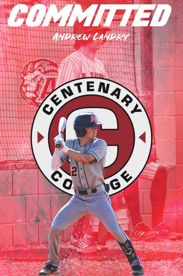 Andrew_Landry22's tweet photo. Excited to announce my commitment to Centenary College of Louisiana where I will be furthering my athletic and academic career. I would like to thank my parents, coaches and everyone who has impacted my life. @KleinpeterJared @codycrowder7 @AscensionChris1 @frazierhallbb https://t.co/yLmH8Cy8iw