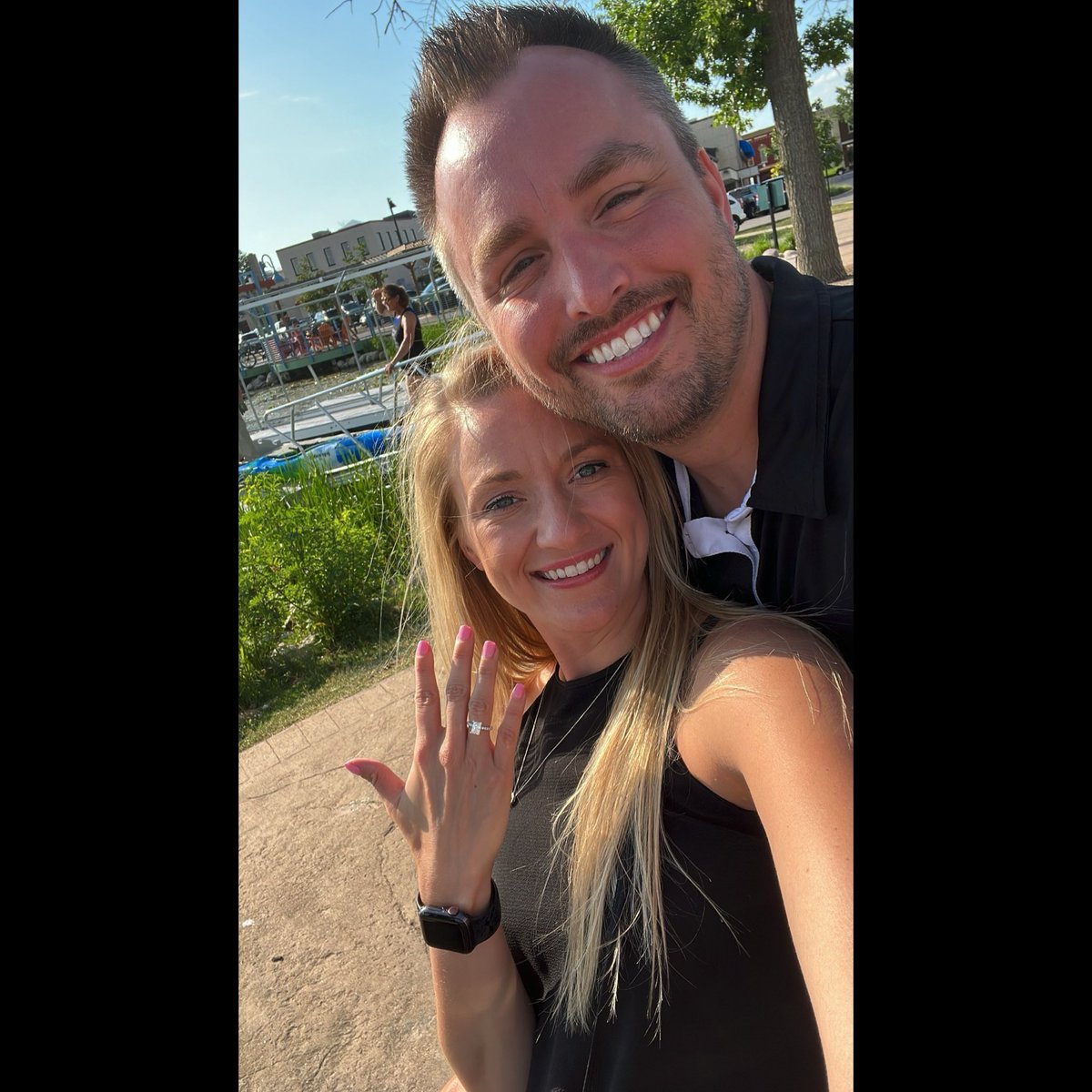 NDailey1's tweet photo. Happiest I’ve ever been! @ZimmRx27 https://t.co/mtEAVAl8Oe