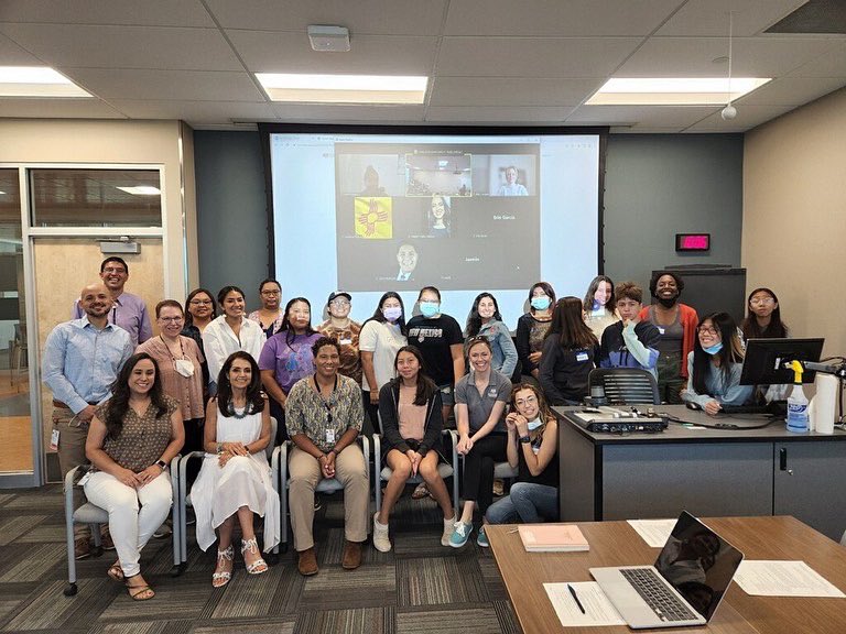 lovingservice__'s tweet photo. Day 2 of our Healing Through Justice Camp that is hosted by youth for youth! Today we had the UNM HSC Division of Equity and Inclusion join us! (2nd picture) Without them, this camp wouldn’t have been possible! We have two more days of camp for our youth! 💭📝 #UNMHSC https://t.co/acyymZkkUt