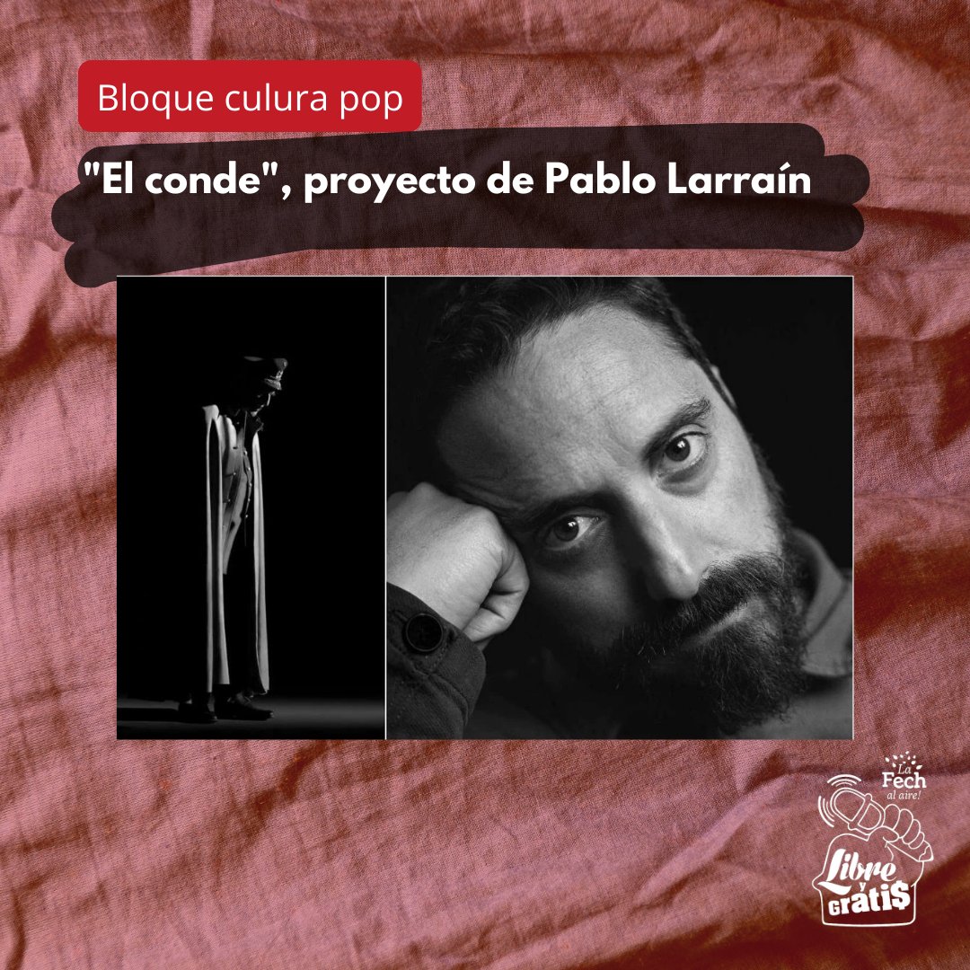 ¡Recuerda que estamos a minutos de comenzar!

Infórmate con nuestra sección "Te traigo una cuña" y entérate del nuevo proyecto de Pablo Larraín, "El Conde".

Libre y Gratis, 21 hrs. los martes a través de <a href="/uchileradio/">Radio Universidad de Chile</a>.
#CineChileno #PabloLarrain #peliculas