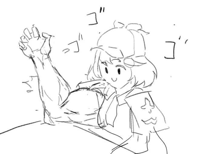 #teamates #ameliaRT The arm that can lift 50 bubbas
(quick doodle) 