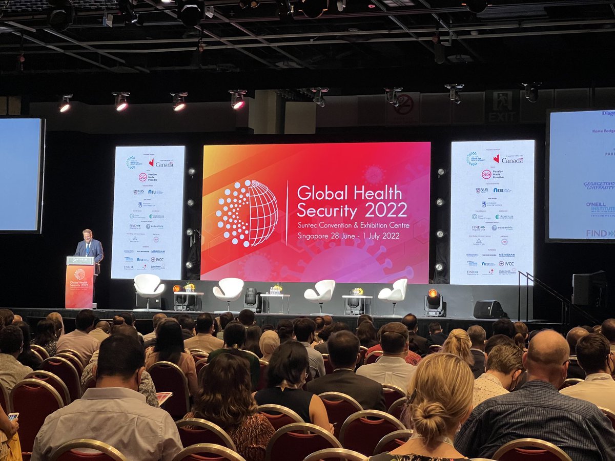 Starting now: Opening session of <a href="/GHS_conf/">Global Health Security 2026 (9 June - 12 June)</a> #GHS2022 with @adamkams <a href="/GHS_Network/">Global Health Security Network</a> - It’s incredible (and sobering) what has changed since GHS2019 in Sydney but this community coming together in Singapore despite many challenges is cause for optimism!