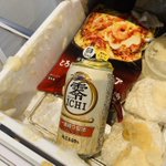 冷凍庫内でビール爆発!ノンアルコールを急速冷凍させると爆発するので注意。