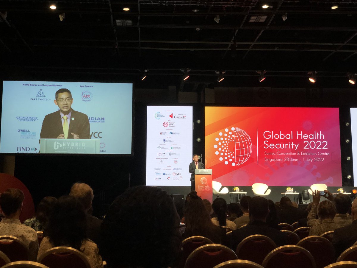 Opening sesh of @GHS_conf off to a strong start! Thanks #Singapore for hosting and the @GHS_Network for convening!