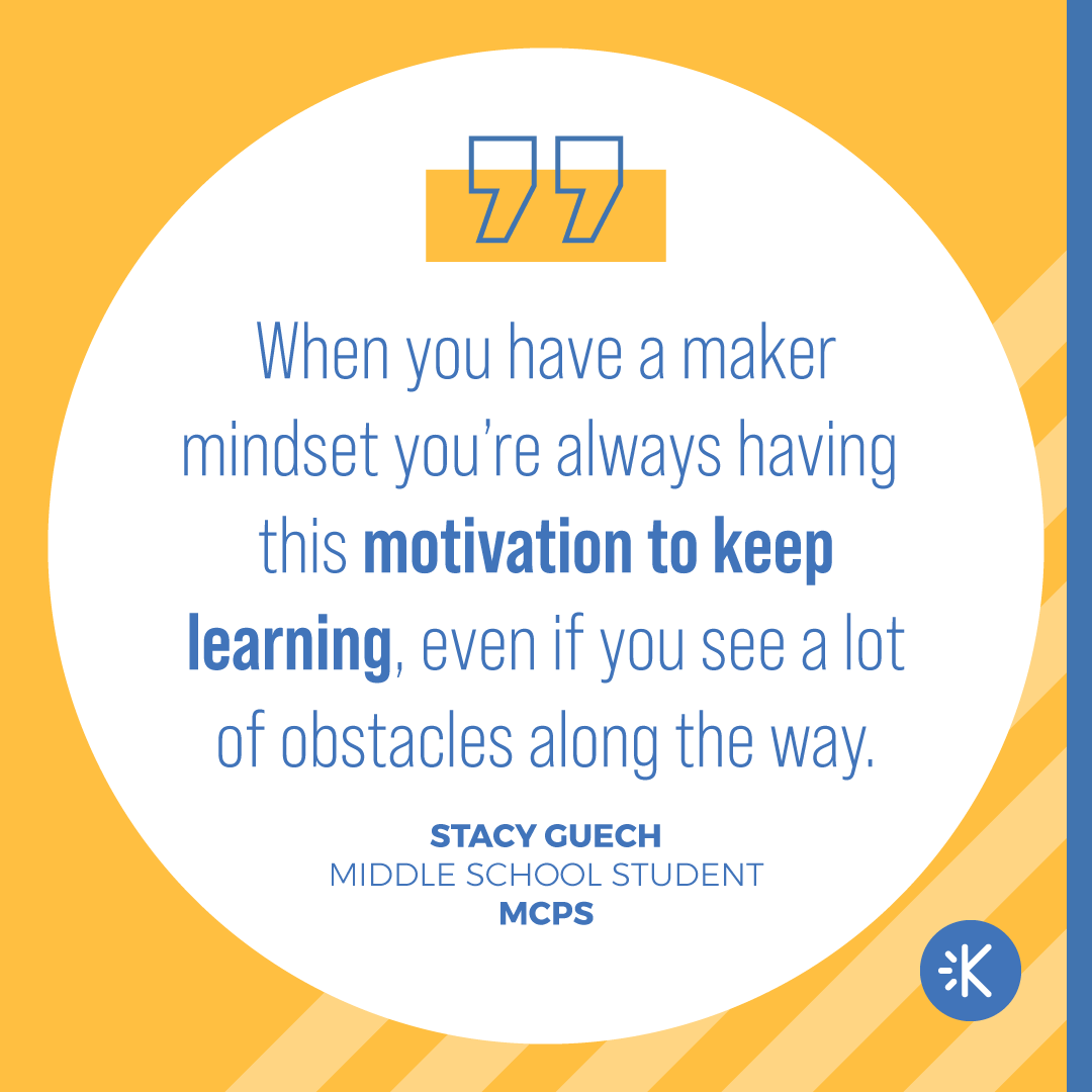 KIDMuseumMD's tweet photo. Want to have the #mindofamaker? Then you need perseverance. No matter what obstacles may face a maker, they keep trying even if something is harder than they thought it would be.
Learn more about our approach to #makered at https://t.co/zdMqnO8RFP. https://t.co/EnZMvKW8hf