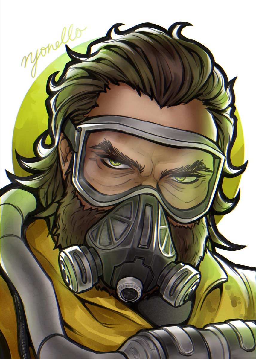 「[ apex legends | caustic ]
don't be fool」|✦ rhonnie ✦🔜 goldnova !!のイラスト