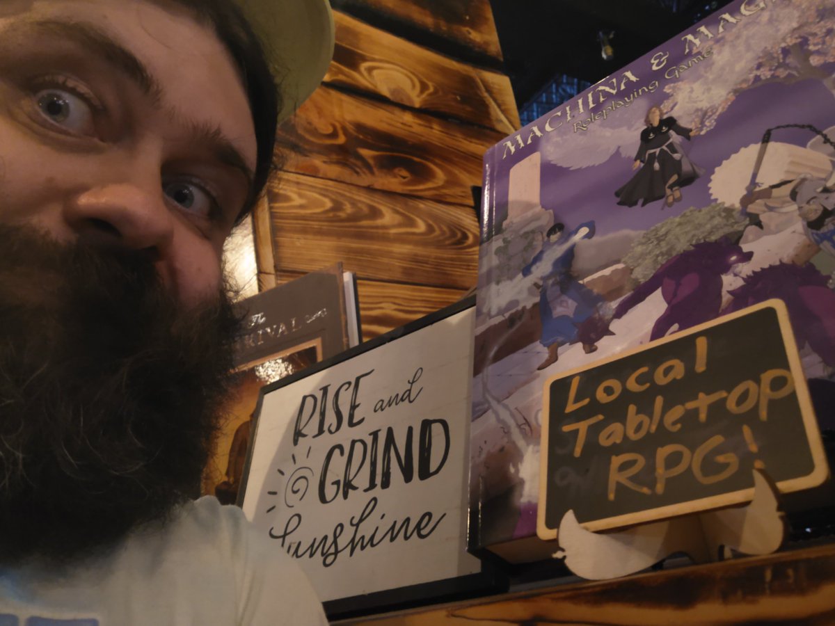 catboydale's tweet image. If you are in the Cincinnati area, come get a SIGNED copy of Machina and Magic at the Tome, in Mt. Washington