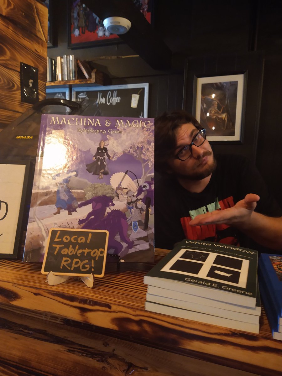 catboydale's tweet image. If you are in the Cincinnati area, come get a SIGNED copy of Machina and Magic at the Tome, in Mt. Washington