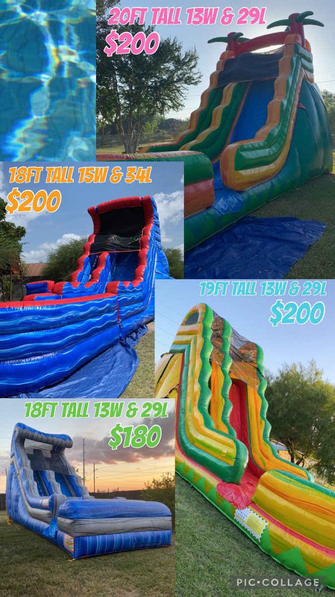 Guys, I Just hopped back onto this Waterslide hustle for these hot summer days 🔥🔥 message me for info!!