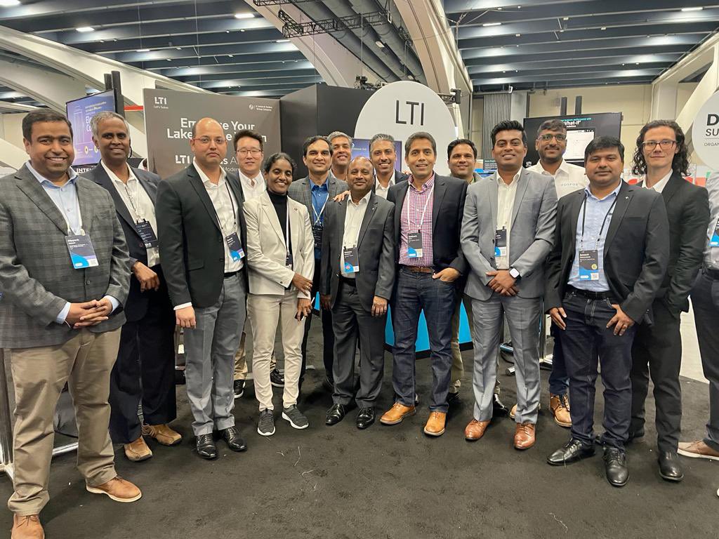 ltm_ofcl's tweet photo. We had it all today at the @Data_AI_Summit, from a full power booth to endless conversations over coffee and exciting demos. Drop by and meet the solver's tribe tomorrow at booth #732 to be part of all the action at the summit 🤝 #DataAISummit #LetsSolve #LTIXDatabricks https://t.co/QVN891R9yk