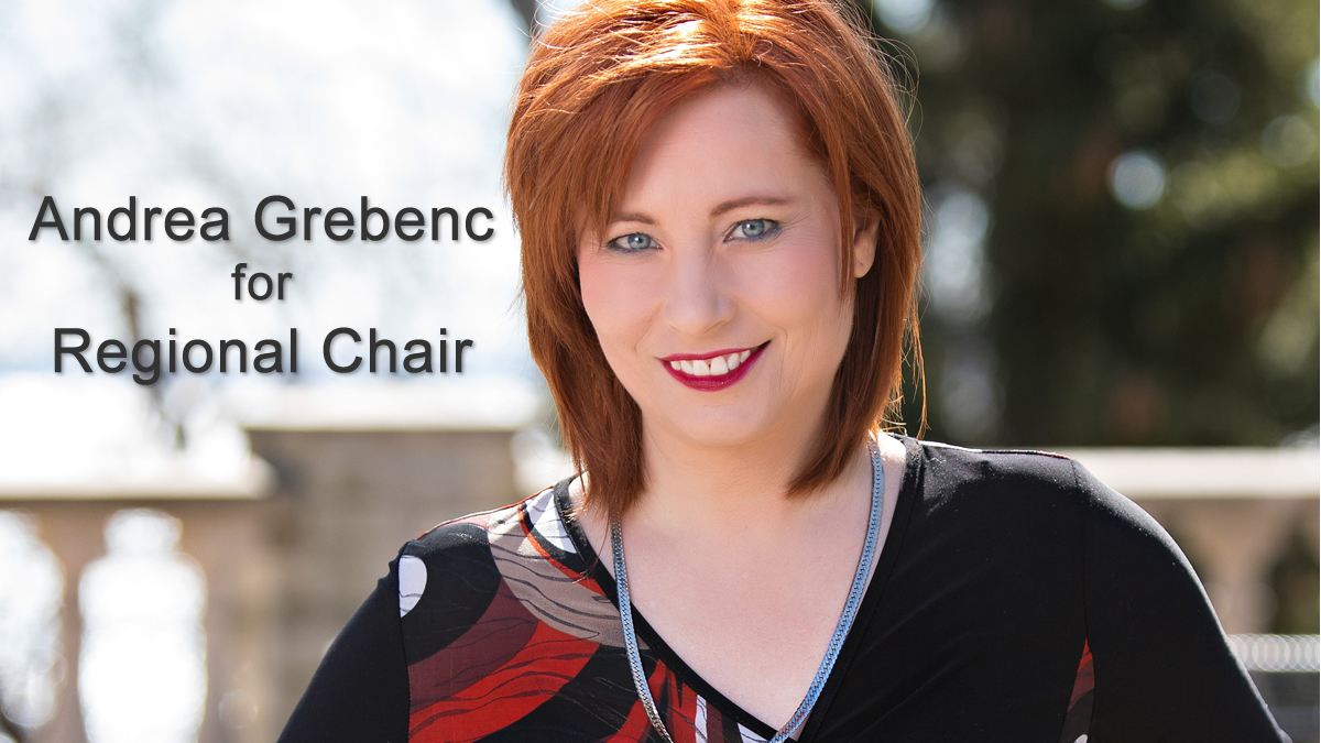 AndreaGrebenc's tweet photo. NEWS:
I will be running for #Halton Regional Chair, instead of @HaltonDSB Trustee in the Oct election. It will be hard to leave #OntEd. 
I feel I am leaving the #HDSB having facilitated sustainable, tangible &amp; positive change. 
Your support is appreciated https://t.co/RoRIcI30rL https://t.co/38TSwKXOV8