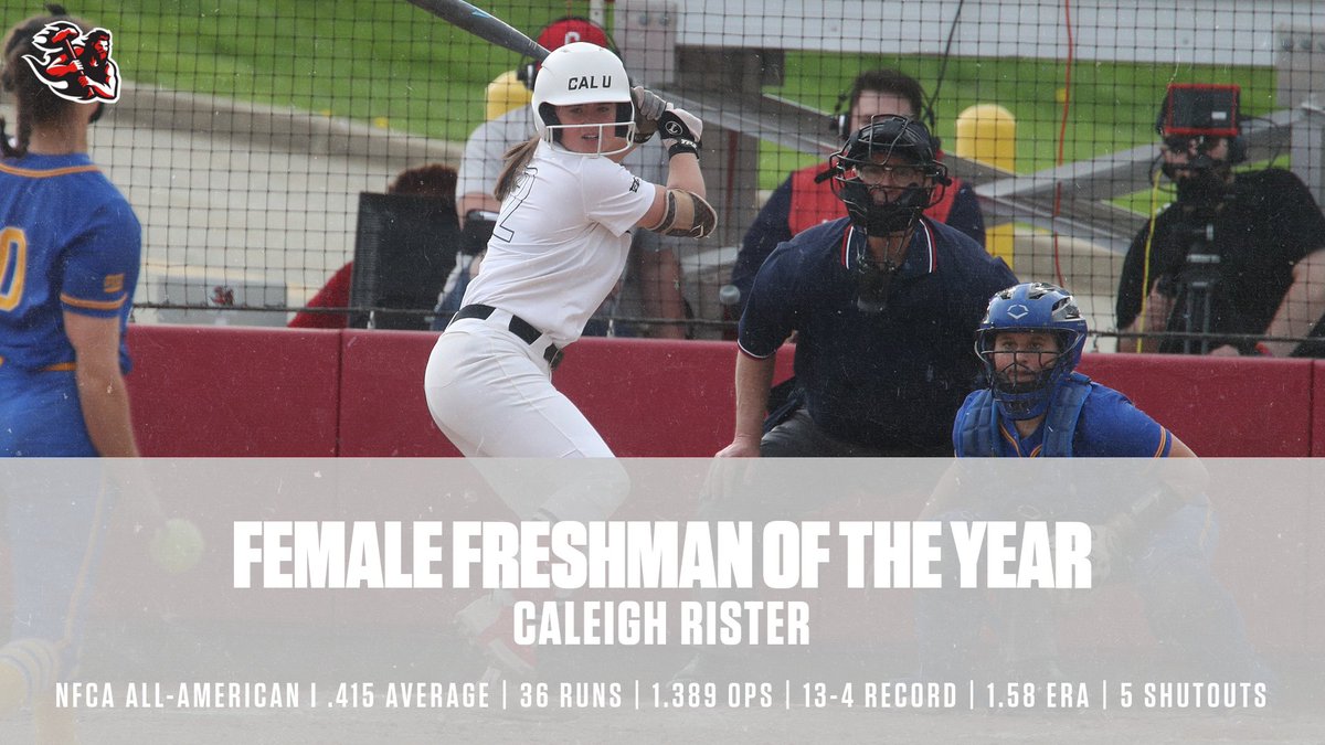 calvulcans's tweet photo. 𝟐𝟎𝟐𝟏-𝟐𝟐 𝐕𝐔𝐋𝐂𝐀𝐍 𝐀𝐖𝐀𝐑𝐃𝐒

Freshman of the Year

W: Caleigh Rister, @CALU_softball
M: Anthony Beitko, @CalUFootball https://t.co/UUk3jS7y23