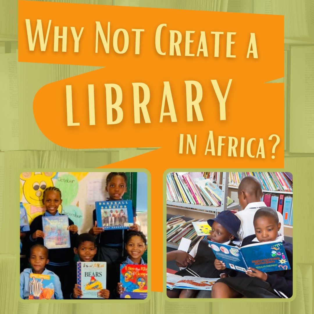 AfricanLibraryP's tweet photo. We create over 250 new libraries in Africa every year. Our goal this year is to create 300. Join us by collecting books and raising funds! https://t.co/E6iBsP17Ru
#literacyadvocate #litadvocate #booklover #childrensbooks #phonics #booksaremagic #bookdrive #rightotread #sor https://t.co/8UIBLHd7MA