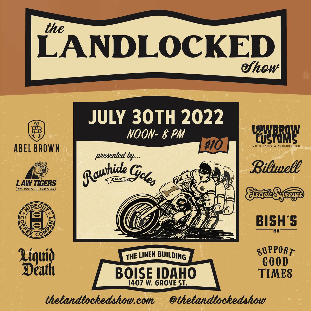 @thelandlockedshow is coming up quick! Party on Saturday, July 30th in Boise! 🤘🏻🤘🏻
#lowbrowcustoms #lowbrowlife #motorcycleshow #harleydavidson #vintage #keepitsketchy #builtnotbought #buildmotorcycleshavefun #choppershit #motorcycles
