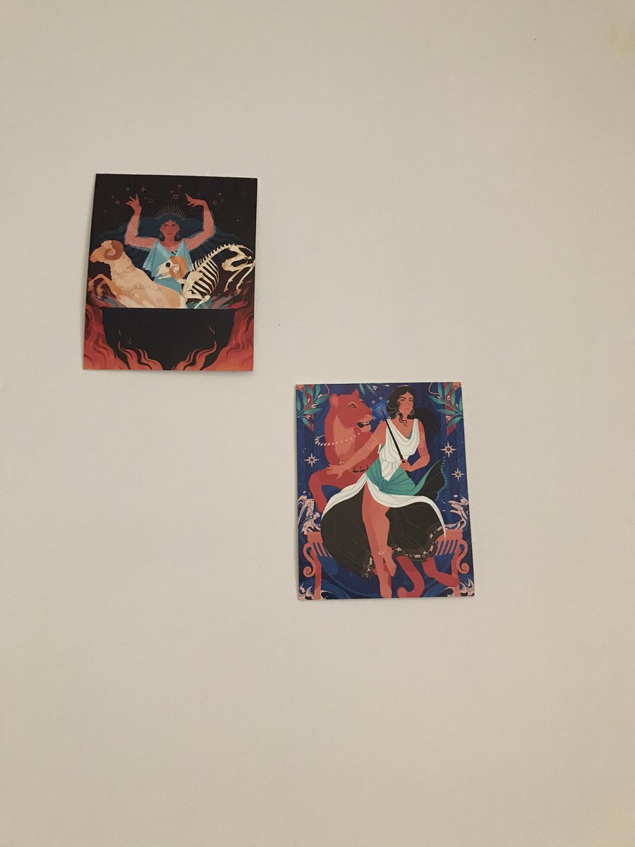 Listened to <a href="/nicoleskimball/">Nicole Kimball</a>’s talk under these wonderful prints of Medea and Circe! Excellent cross over. #AmphoraeXVI <a href="/AmphoraeXVI/">Amphorae XVI</a>