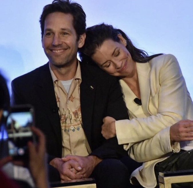 Perrie_Angelx's tweet photo. Paul rudd and Evangeline lilly 🥺🤎 https://t.co/4bTULltBYS