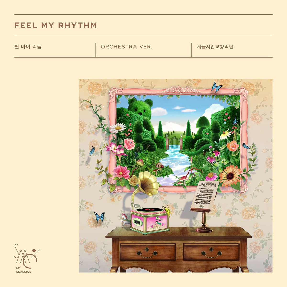 .@RVsmtown's 'Feel My Rhythm' will be re-adapted into an orchestral version through the collaboration of SM Classics, @SMTOWNGLOBAL's classical music label, and Seoul Philharmonic Orchestra. The new single will be dropped via global music platforms on July 1! 🌺 #RedVelvet