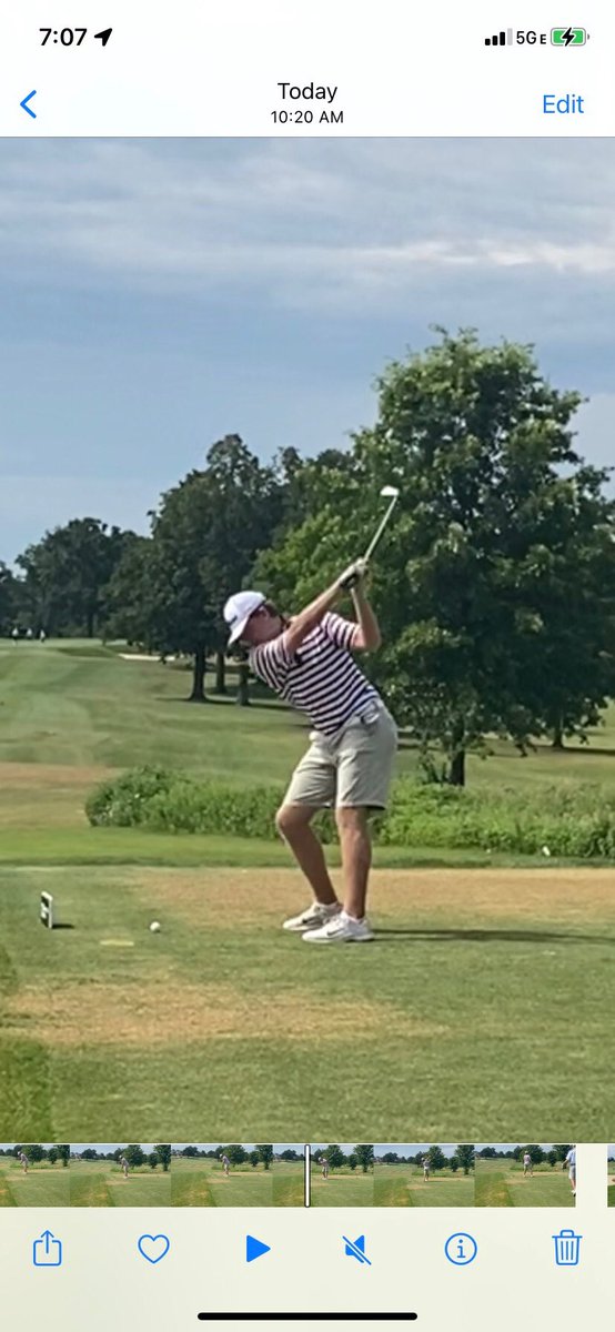 DenneyEaston's tweet photo. Great start for me in the @ASGAgolf Jr Am! https://t.co/utjnEg3u15