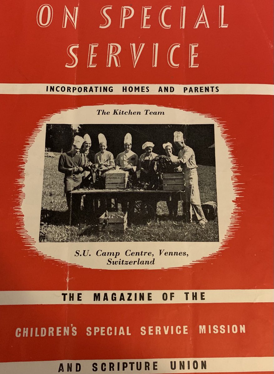 1/2 on special service
November/December Scripture Union Camp Centre #Vennes #Switzerland 
Next tweet has vacancy for job at #children’sHome inside booklet 
⁦@JimGoddard1⁩ ⁦@CareLeavers⁩ ⁦@delmahughes⁩ 
Anyone know of this Home in UK🇬🇧?
#CareLeaverHistoryMatters