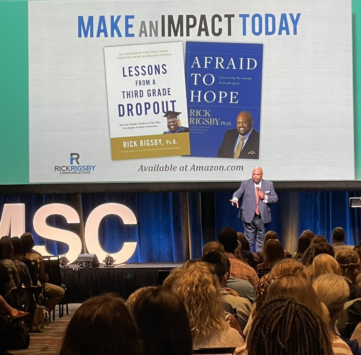 Model School Conference has been amazing. Dr.Rigsby brought the conference full circle- We must get back to the BASIC!! #MSC2022