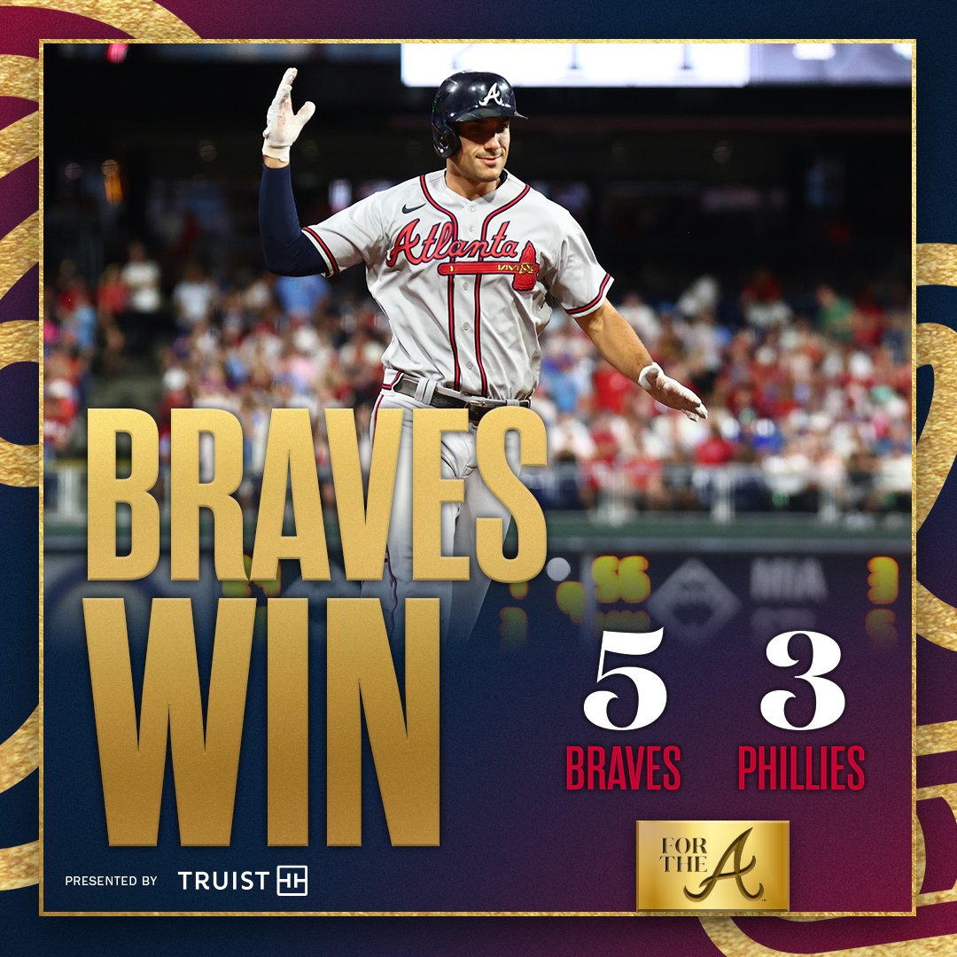 Atlanta Braves on X: Braves WIN! @TruistNews
