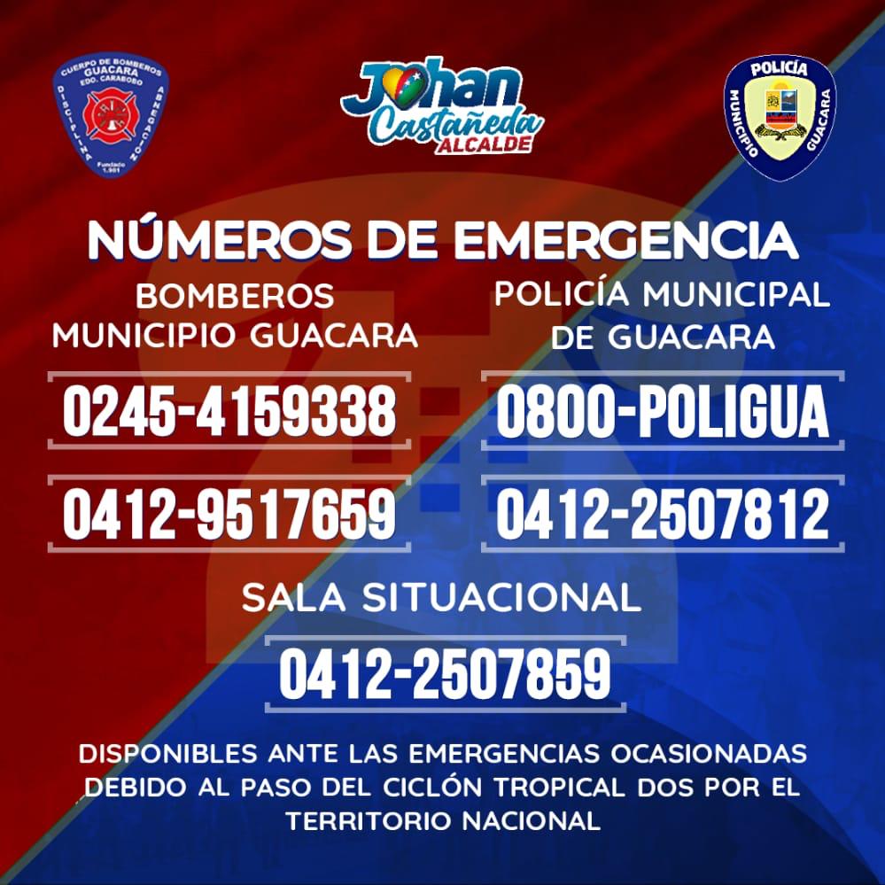 Brigada de Tránsito Terrestre Carabobo (@btt_carabobo) on Twitter photo #ATENCION Números para Emergencias en Guacara ☎️
<a href="/rvaraguayan/">Ramón Celestino Velásquez Araguayán</a> <a href="/CeballosIchaso1/">@FuerzaDinamica Remigio Ceballos Ichaso</a> <a href="/Invest_vzlaofic/">Invest</a> <a href="/invialca/">Invialca</a> #ATENCION Números para Emergencias en Guacara ☎️
<a href="/rvaraguayan/">Ramón Celestino Velásquez Araguayán</a> <a href="/CeballosIchaso1/">@FuerzaDinamica Remigio Ceballos Ichaso</a> <a href="/Invest_vzlaofic/">Invest</a> <a href="/invialca/">Invialca</a>
