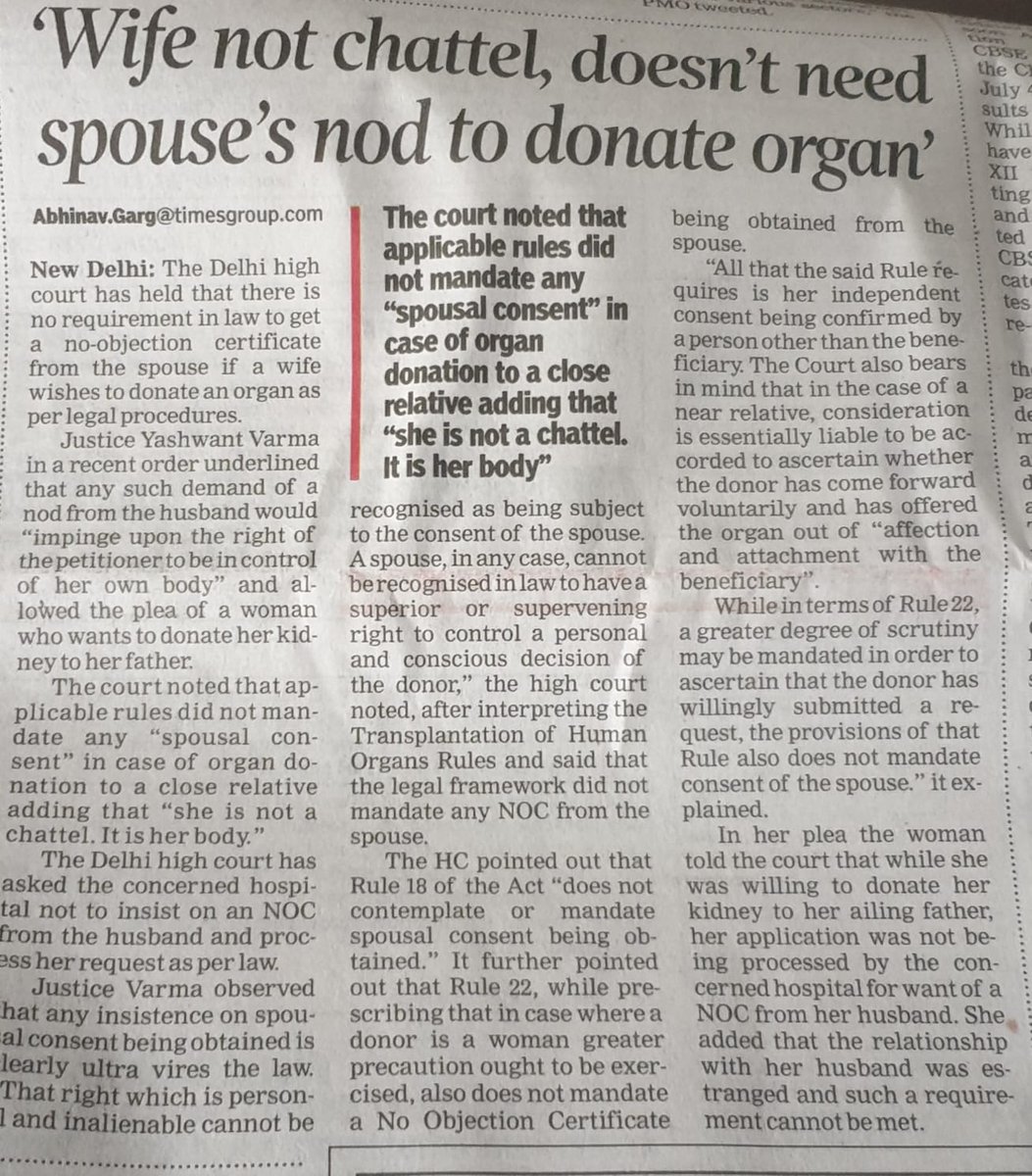 Sundar Sankaran (@sundar_s1955) on Twitter photo Good Judgement
Hope it will help our patients
<a href="/anilsrivatsa/">Anil Srivatsa</a> crusader for organ donation was ready to divorce his wife temporarily to donate kidney to his brother as our authorities insisted on consent form his spouse
<a href="/Vasuragh/">Vasundhara Raghavan</a>
<a href="/Sunilmed/">Sunil Shroff</a> Good Judgement
Hope it will help our patients
<a href="/anilsrivatsa/">Anil Srivatsa</a> crusader for organ donation was ready to divorce his wife temporarily to donate kidney to his brother as our authorities insisted on consent form his spouse
<a href="/Vasuragh/">Vasundhara Raghavan</a>
<a href="/Sunilmed/">Sunil Shroff</a>