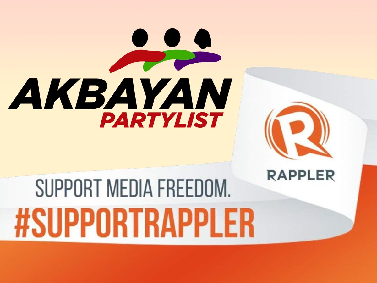AkbayanParty's tweet photo. The SEC order to shut down Rappler is a telling blow against press freedom in the country. The law is not a tool of vindictiveness to please a privileged few and an excuse to muzzle the press.
We will #HoldTheLine. #CourageON #SupportRappler
Read more: https://t.co/3XSkvQtRZB https://t.co/5aXaenmN9f