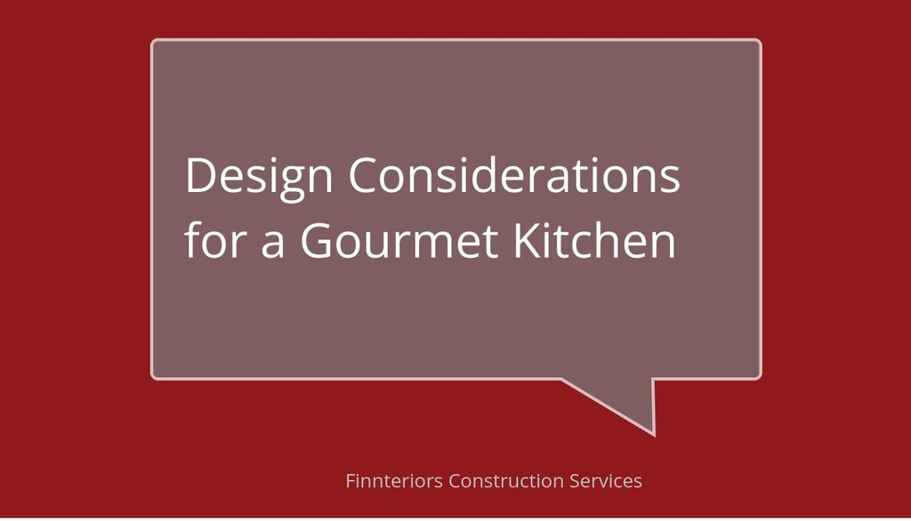 The gourmet kitchen should have plenty of cabinets and drawers for storage, plus other features like ovens, and even a second dishwashing area.

Read the full article: Design Considerations for a Gourmet Kitchen
▸ lttr.ai/ywvA

#GourmetKitchen #FacilitatePreparing
