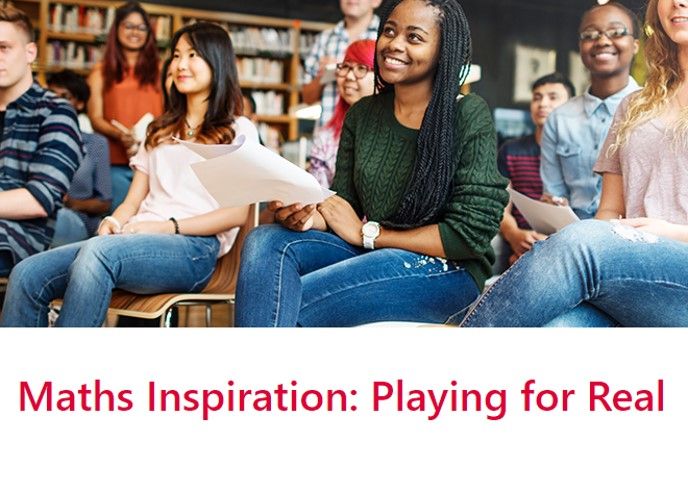 ColytonGrammar's tweet photo. Very excited to be taking all our Year 9 students to listen to the interactive live talk “PLAYING FOR REAL" at the @ExeterNorthcott @MathsInspiratn
#mathstrip #maths https://t.co/hPCr9iHDb1