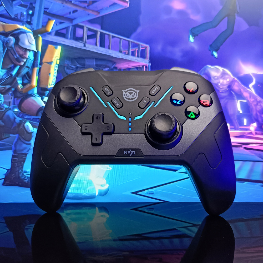 NyxiGaming's tweet photo. 🔥Newly released NYXI Wireless V-shaped LED Pro Controller 🎮
Compatible for multi-platform Play: Switch/ Windows/ Android/ IOS 🖥📱
Presale NOW ➡https://t.co/wsBIjyjmz6
#procontroller #gamer #controllers #nyxi #switchprocontroller #animalcrossing #nyxigaming #switch https://t.co/Qo6cTncclK