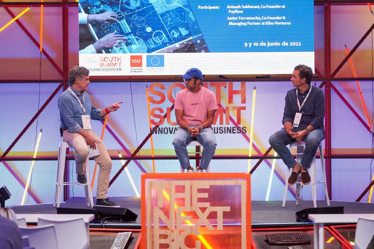 Enjoying #SouthSummit with <a href="/AvinashSukhwani/">Avinash Sukhwani</a> and <a href="/torremochaj/">Javier Torremocha</a> 

Congrats to the organization <a href="/mbenjucv/">Maria Benjumea</a> !